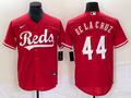Men's Cincinnati Reds Elly De La Cruz #44 Red Alternate Replica Jersey1