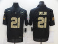 Men's Washington Commanders #21 Sean Taylor Black Player Game Jersey1