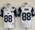 Men's Dallas Cowboys Michael Irvin  White Legacy Replica Jersey1