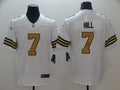 Men's New Orleans Saints Taysom Hill #7 White Player Game Jersey1