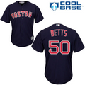 Navy Blue Mookie Betts Men's MLB Boston Red Sox Cool Base Alternate jersey