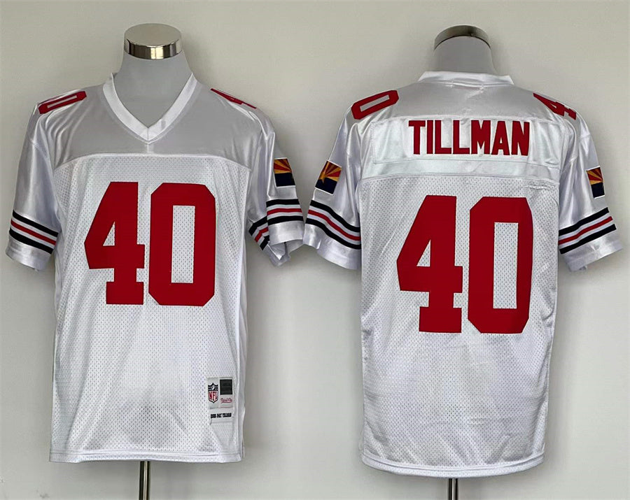 Men's Arizona Cardinals Pat Tillman  White Legacy Replica Jersey1