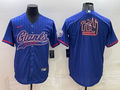 Men's New York Giants Blue Player Jersey1