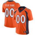 Custom1 Denver Broncos Orange  Vapor Untouchable Player Limited Jersey1 Stitched Jersey1 American Football Jerseys
