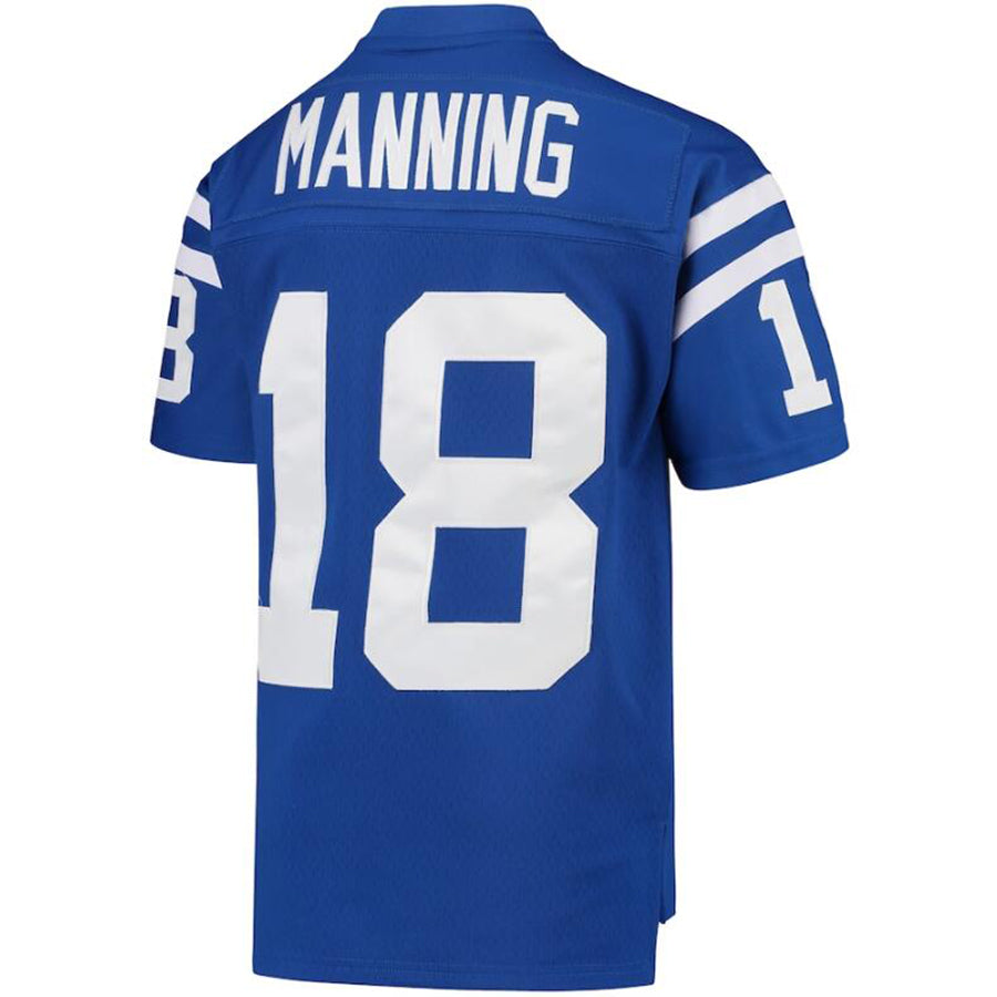 IN.Colts #18 Peyton Manning  Royal 1998 Legacy Retired Player Football Jerseys