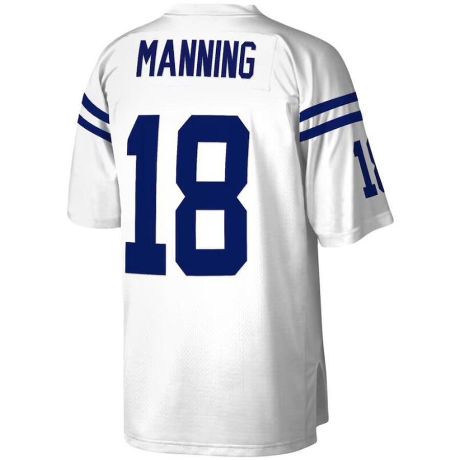 IN.Colts #18 Peyton Manning Player  White Legacy Football Jerseys