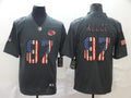 Men's Kansas City Chiefs Travis Kelce #87 Black Player Game Jersey1