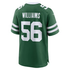 Quincy Williams New York Jets Nike  Game   Jersey  Legacy Green