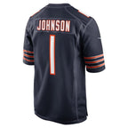 C.Bears #1 Jaylon Johnson Navy Player Game Jersey Stitched American Football Jerseys