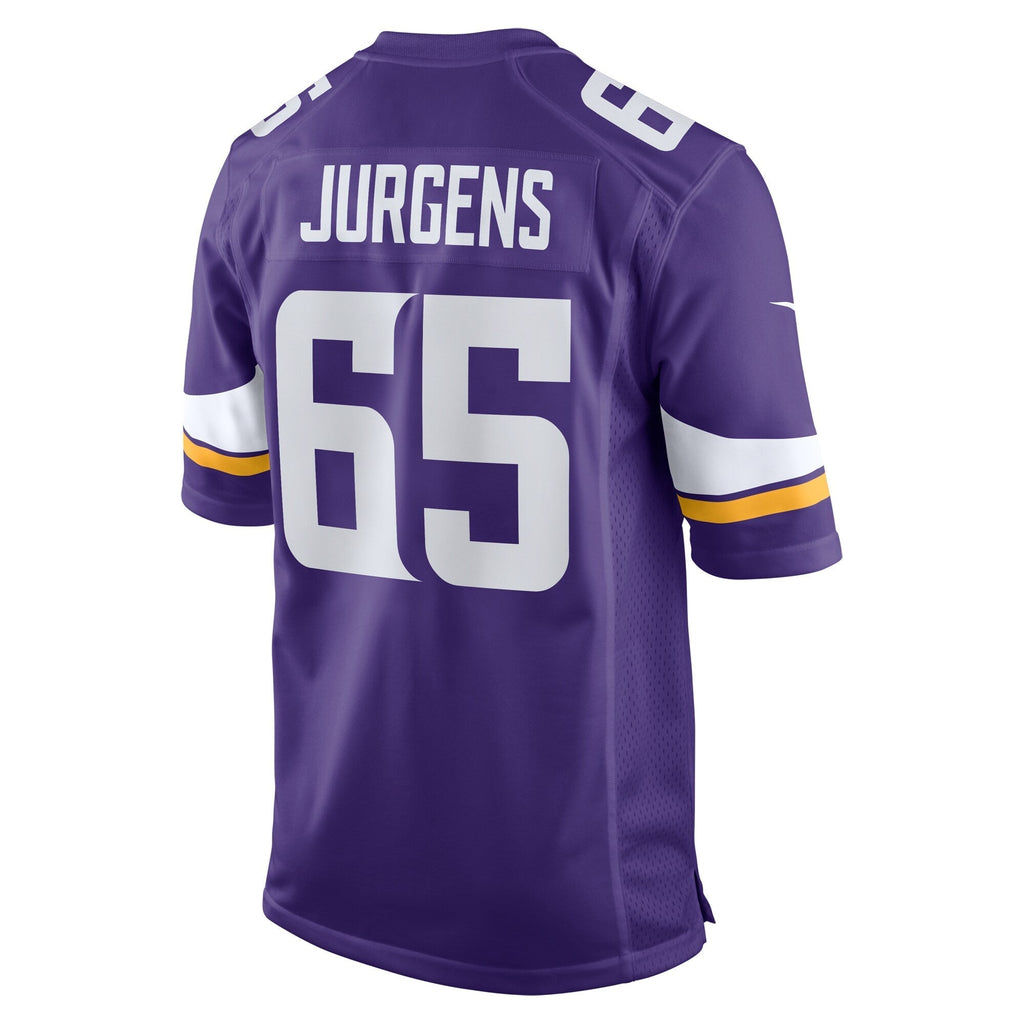 Michael Jurgens Minnesota Vikings Nike Game Jersey -  Purple