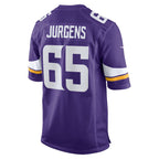 Michael Jurgens Minnesota Vikings Nike Game Jersey -  Purple