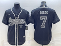 Men's Dallas Cowboys Trevon Diggs #7 Black RFLCTV Limited Jersey1 Joint Edition