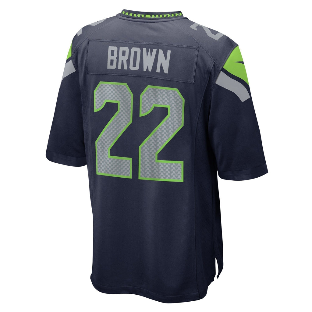 Tre Brown Seattle Seahawks Nike  Game Jersey -  College Navy