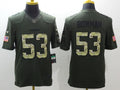 Men's San Francisco 49ers Navoro Bowman #53 Army Green Game Jersey1