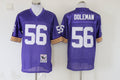 Men's Minnesota Vikings Chris Doleman  Purple Legacy Replica Jersey1