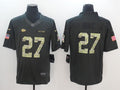Men's Kansas City Chiefs Karim Hunt #27 Black Game Jersey1