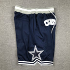 Men's Dallas Cowboys Navy Pocket Shorts1