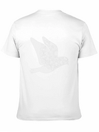 Dove Mandala Graphic Black T-Shirt