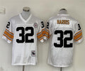Men's Pittsburgh Steelers Franco Harris  White Legacy Replica Jersey1