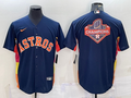 Men's Houston Astros Navy Alternate Replica Team Jersey1