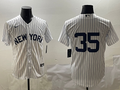 Men's New York Yankees Cody Bellinger #35 White Replica Player Jersey1