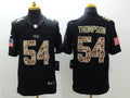Men's Carolina Panthers Shaq Thompson #54 Black Game Player Jersey1