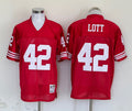 Men's San Francisco 49ers Ronnie Lott  Scarlet Legacy Replica Jersey1