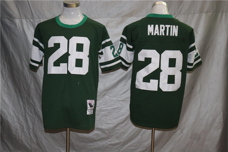 Men's New York Jets Curtis Martin  Green Legacy Replica Jersey1