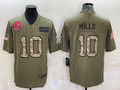Men's Houston Texans Davis Mills #10 Brown Player Jersey1