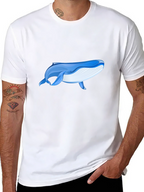 Whale Graphic Black T-Shirt - Ocean Lover Tee