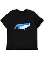Whale Graphic Black T-Shirt - Ocean Lover Tee