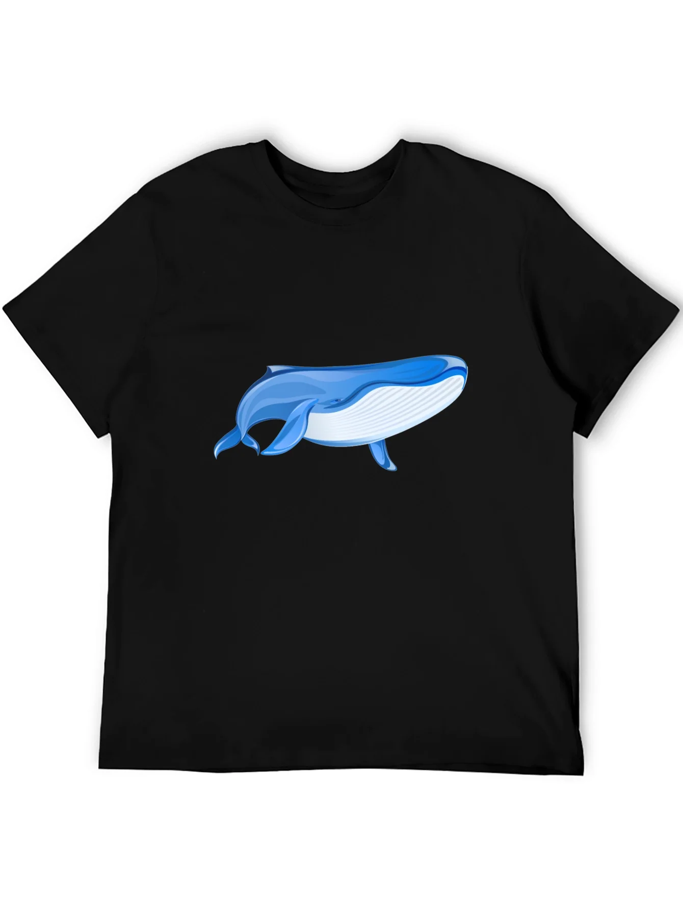 Whale Graphic Black T-Shirt - Ocean Lover Tee