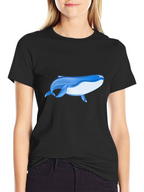 Whale Graphic Black T-Shirt - Ocean Lover Tee