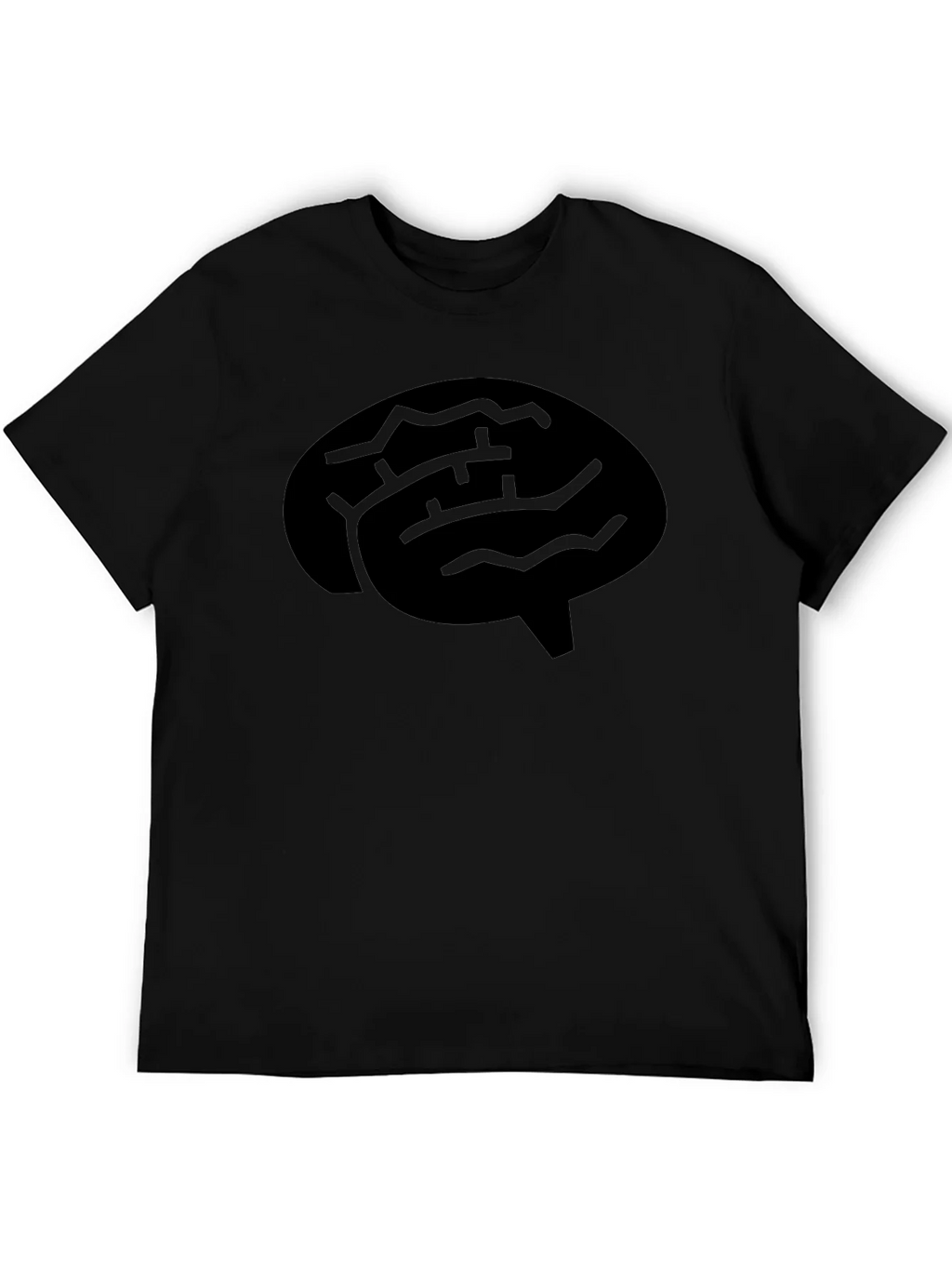 Brain Graphic Tee - Mens Black T-Shirt