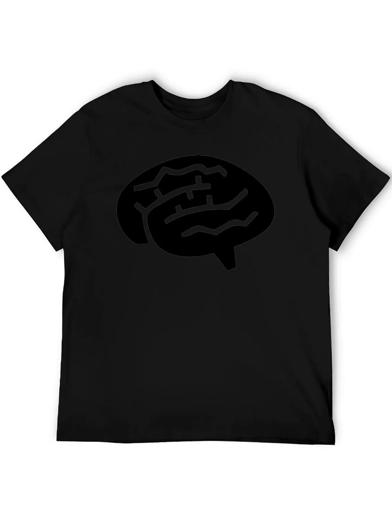 Brain Graphic Tee - Mens Black T-Shirt