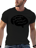Brain Graphic Tee - Mens Black T-Shirt