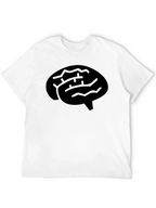 Brain Graphic Tee - Mens Black T-Shirt