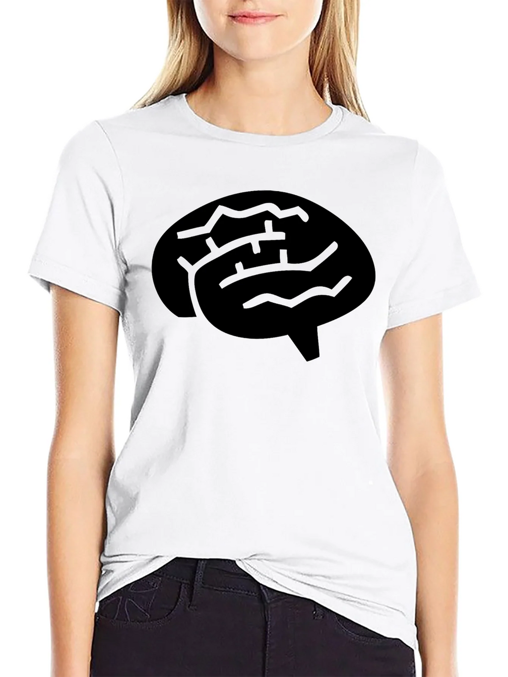 Brain Graphic Tee - Mens Black T-Shirt