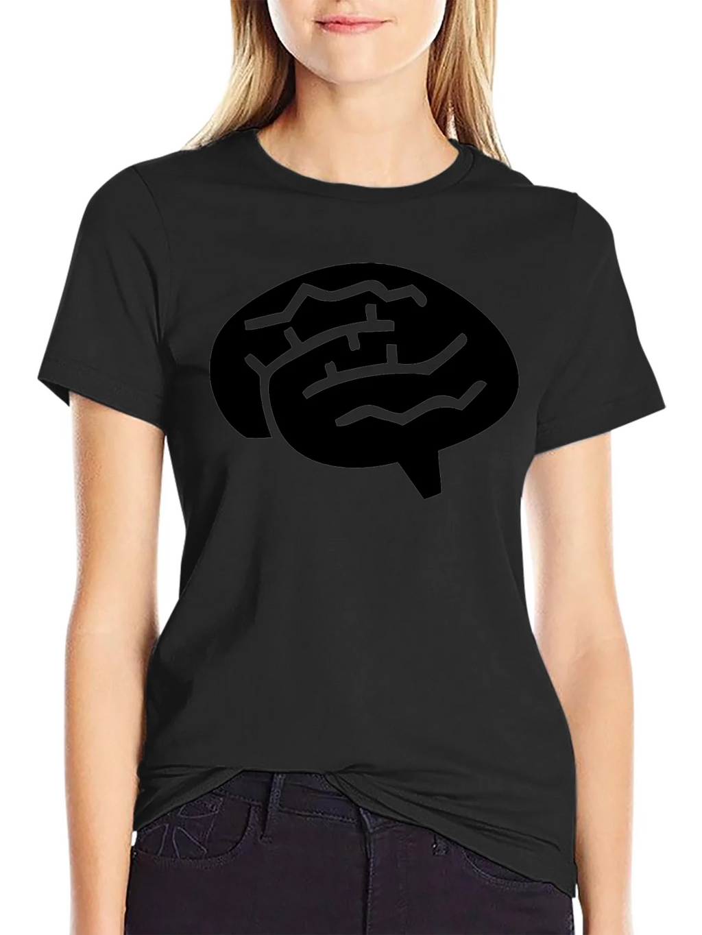 Brain Graphic Tee - Mens Black T-Shirt