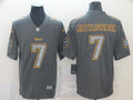 Men's Pittsburgh Steelers Ben Roethlisberger #7 Gray Game Jersey1