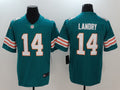 Men's Miami Dolphins Jarvis Landry #14 Green Game Player Jersey1