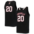 #20 L.Cardinals Reverse Retro Jersey Black Basketball Jersey Stitched American College Jerseys