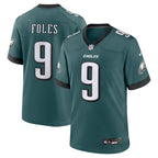 Nick Foles Philadelphia Eagles Nike Team Retired   Game Jersey - Midnight Green