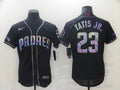 Men's San Diego Padres Fernando Tatis Jr. #23 Black Stitched Jersey1