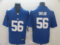 Men's New York Giants Lawrence Taylor #56 Blue Game Jersey1
