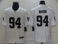 Men's Las Vegas Raiders Carl Nassib #94 White Game Jersey1
