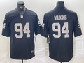 Men's Las Vegas Raiders Christian Wilkins #94 Black Game Jersey1
