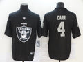 Men's Las Vegas Raiders #4 Derek Carr Black Game Team Jersey1