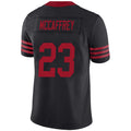 #23 Christian McCaffrey Player SF.49ers Black Vapor Limited Football Jerseys