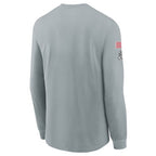 Youth Buffalo Bills Nike Gray 2024 Salute To Service Long Sleeve T-Shirt